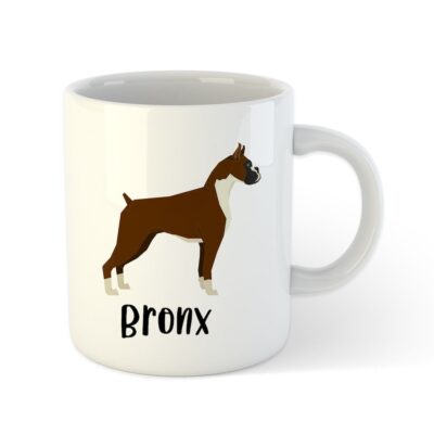 Personalized Boxer Dog Mug