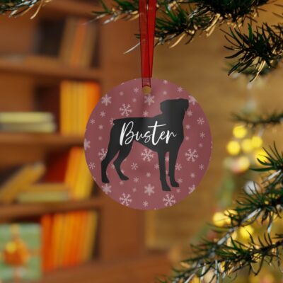 Personalized Boxer Dog Ornament