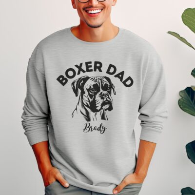 Personalized Boxer Dog T-Shirt