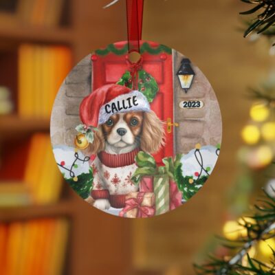 Personalized Cavalier King Charles Spaniel Dog Ornament