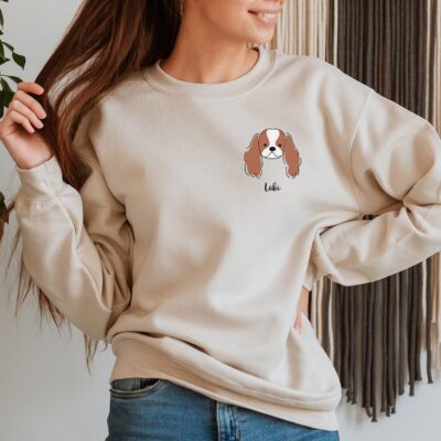 Personalized Cavalier King Charles Spaniel Sweatshirt