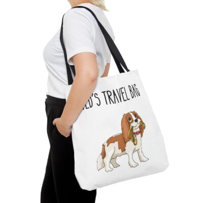 Personalized Cavalier King Charles Spaniel Walking Tote Bag