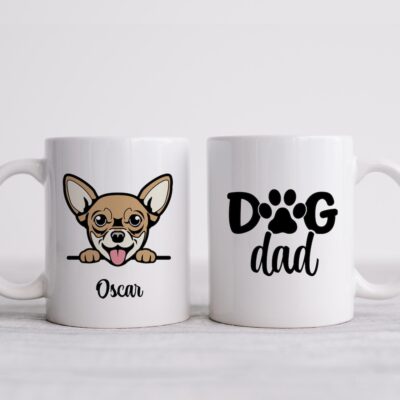 Personalized Chihuahua Dad Mug