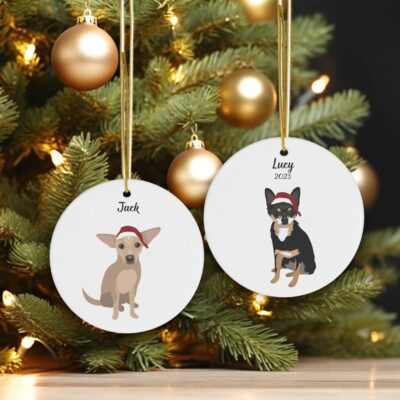 Personalized Chihuahua Gifts For Lovers Ornament