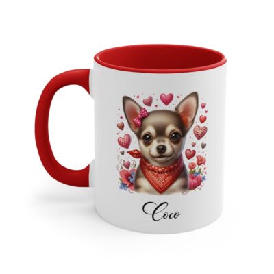 Personalized Chihuahua Heart Mug