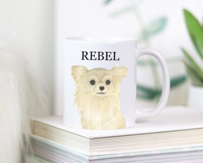 Personalized Chihuahua Long Haired Mug