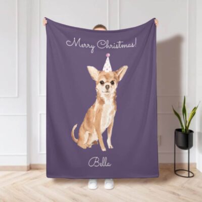 Personalized Chihuahua Lovely Blanket