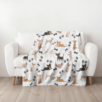 Personalized Chihuahua Lover Blanket