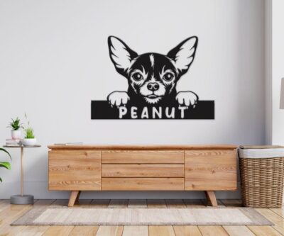 Personalized Chihuahua Metal Sign