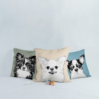 Personalized Chihuahua Pillow