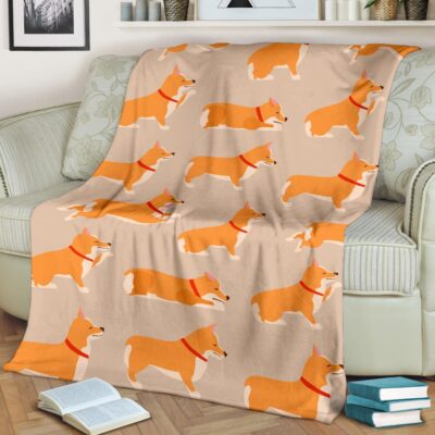 Personalized Corgi Cute Blanket