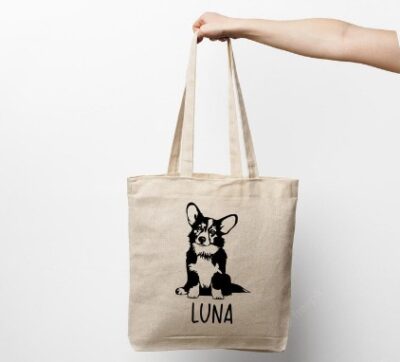 Personalized Corgi Eco-Friendly Tote Bag