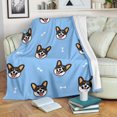 Personalized Corgi Mom Blanket