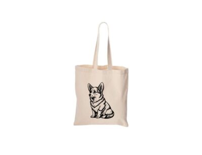 Personalized Corgi Tote Bag