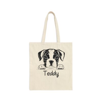 Personalized Cute Boxer Tote Bag