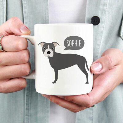 Personalized Cute Pitbull Mug