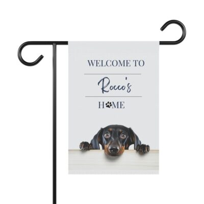 Personalized Dachshund Garden Flag