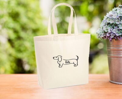 Personalized Dachshund Lover Tote Bag