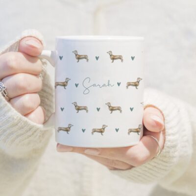 Personalized Dachshund Sausage Dog Mug