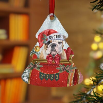 Personalized English Bulldog Cute Ornament