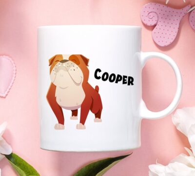 Personalized English Bulldog Lovers Mug