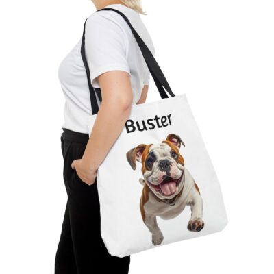 Personalized English Bulldog Lovers Tote Bag