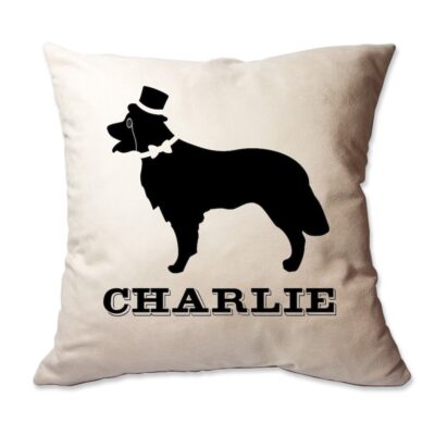 Personalized Fancy Golden Retriever Throw Pillow