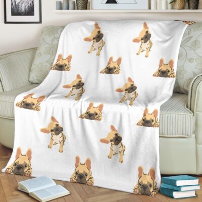 Personalized French Bulldog Lovely Throw Blanket