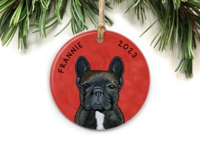 Personalized French Bulldog Lover Ornament