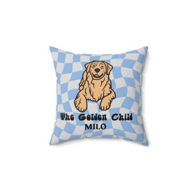 Personalized Golden Child Square Pillow