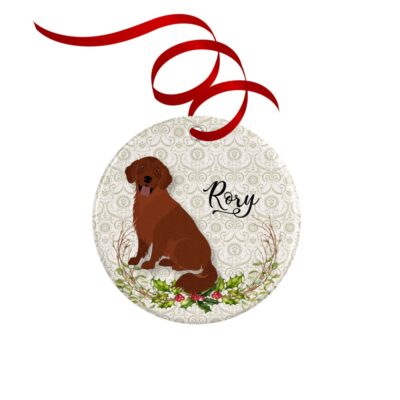 Personalized Golden Retriever Lover Ornament