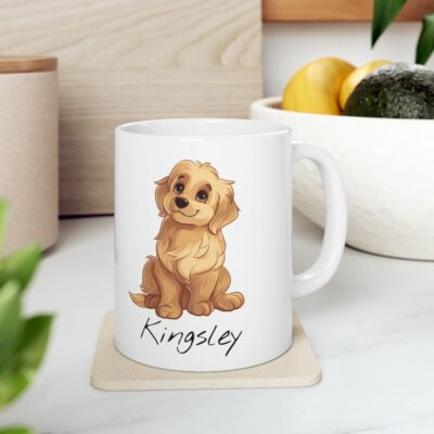 Personalized Golden Retriever Puppy Mug