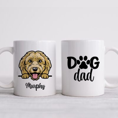 Personalized Goldendoodle Dog Dad Mug