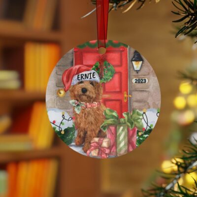 Personalized Goldendoodle lover Ornament