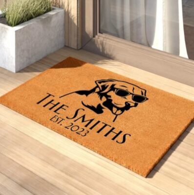 Personalized Hope You Like Labradors Door Mat