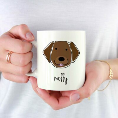 Personalized I Love Labrador Retriever Mug