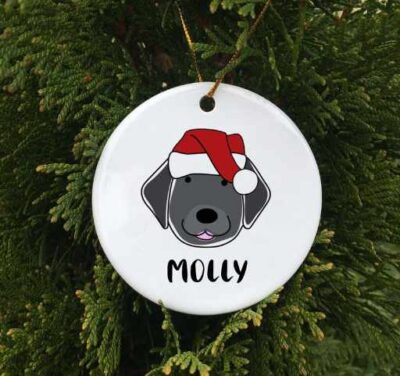 Personalized Labrador Christmas Ornament