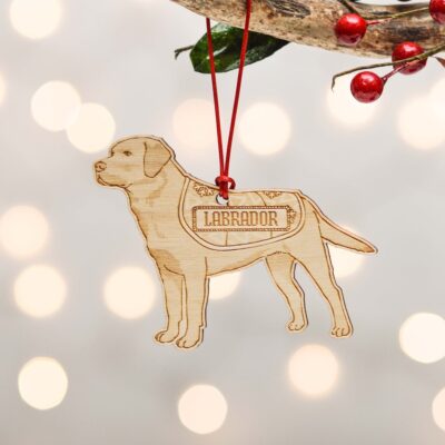 Personalized Labrador Dog Decoration Ornament