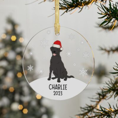 Personalized Labrador Memorial Christmas Ornament