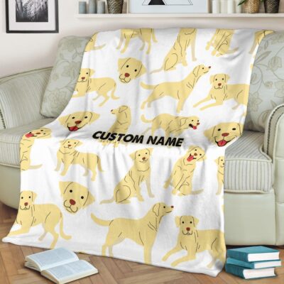 Personalized Labrador Retriever Thunder Blanket