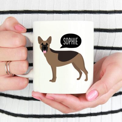 Personalized Love German Shepherd Mug