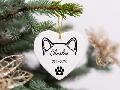 Personalized Love Shiba Inu Memorial Ornament