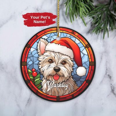 Personalized Love Westie Ornament