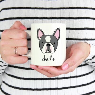 Personalized Lovely Boston Terrier Mug