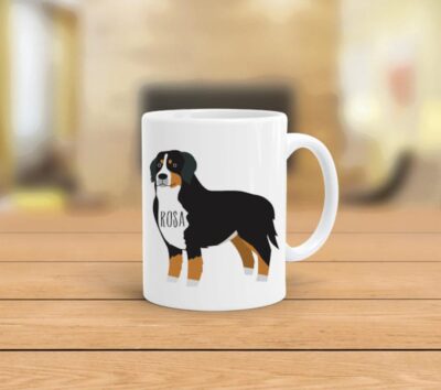 Personalized Name Bernese Mountain Lovers Mug