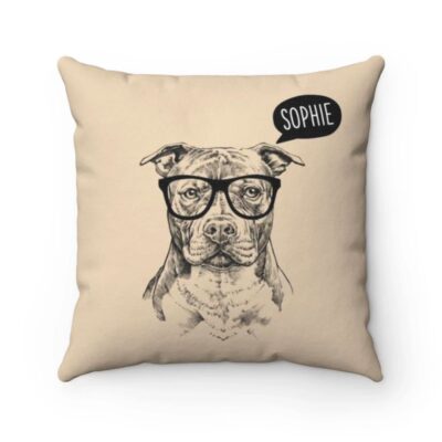 Personalized Pit Bull Pillow