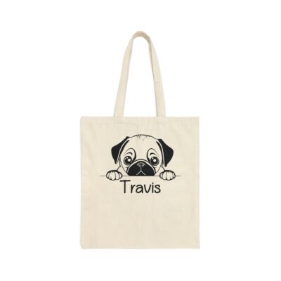 Personalized Pug Lovers Tote Bag