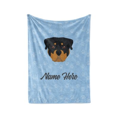 Personalized Rottweiler Cute Blanket