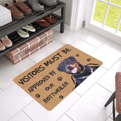 Personalized Rottweiler Funny Doormat - Dog Gifts Store