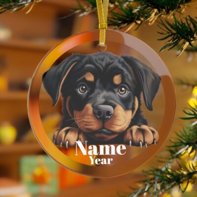 Personalized Rottweiler Gifts Ornament